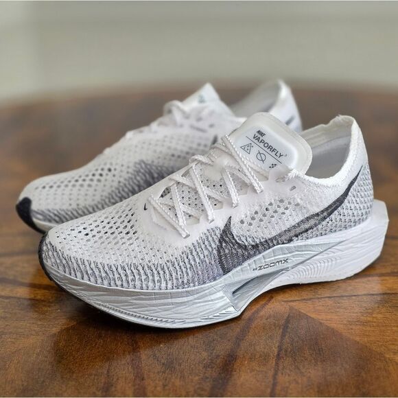Nike ZoomX Vaporfly Next% 3 Running Shoes Women's 6 White Silver New DV4140-100 - Picture 2 of 13